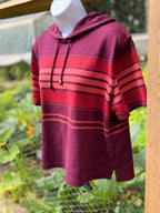 EAST WEST FASHIONS hooded T-shirt- Consigned with VARDO Vintage & Valuables vvvardo.ca