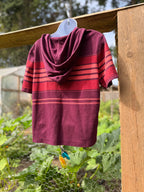 EAST WEST FASHIONS hooded T-shirt- Consigned with VARDO Vintage & Valuables vvvardo.ca