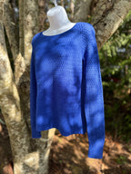 American Eagle Blue Long Sleeve Sweater with Small Zipper on Back- Consigned with VARDO Vintage & Valuables vvvardo.ca