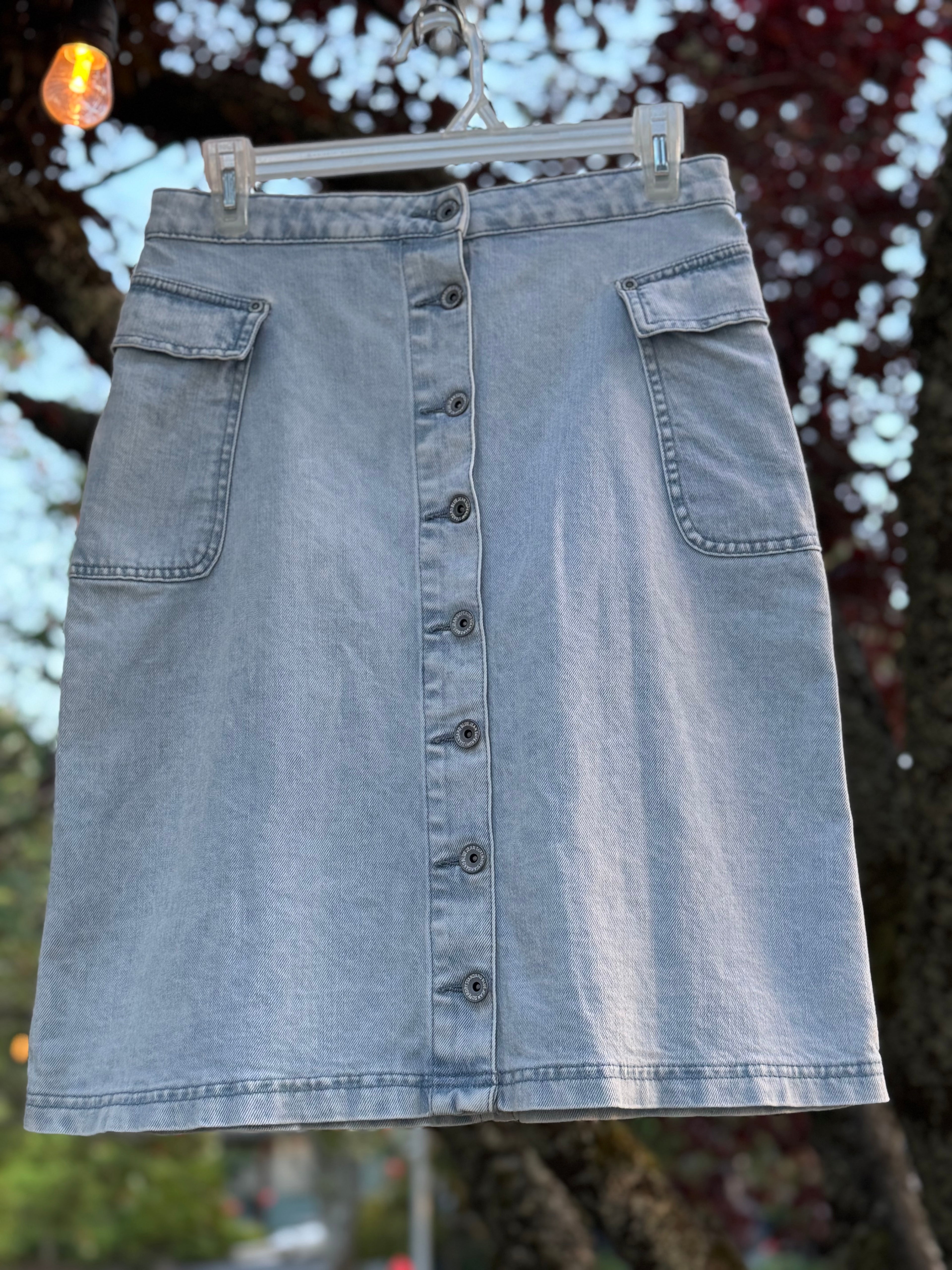 SUPERDRY jean skirt- Consigned with VARDO Vintage & Valuables vvvardo.ca