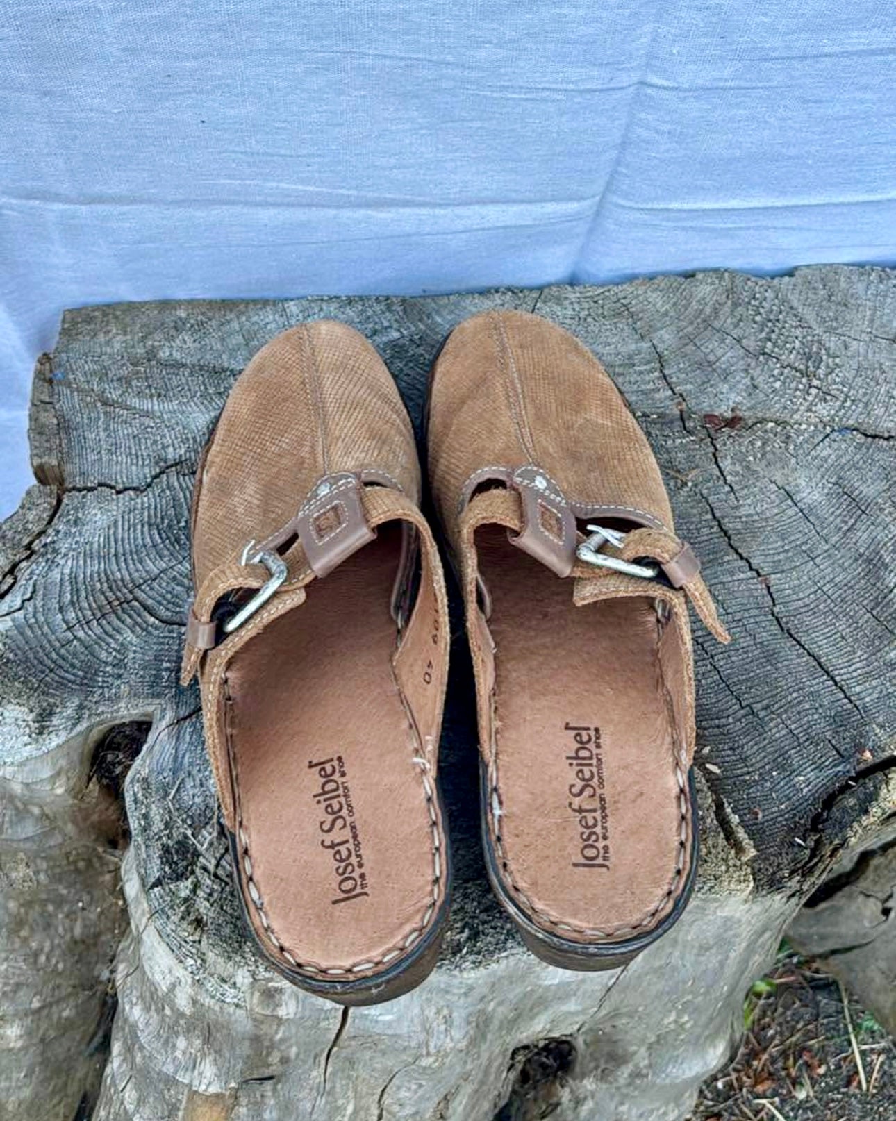 JOSEF SEIBEL clog- Consigned with VARDO Vintage & Valuables vvvardo.ca