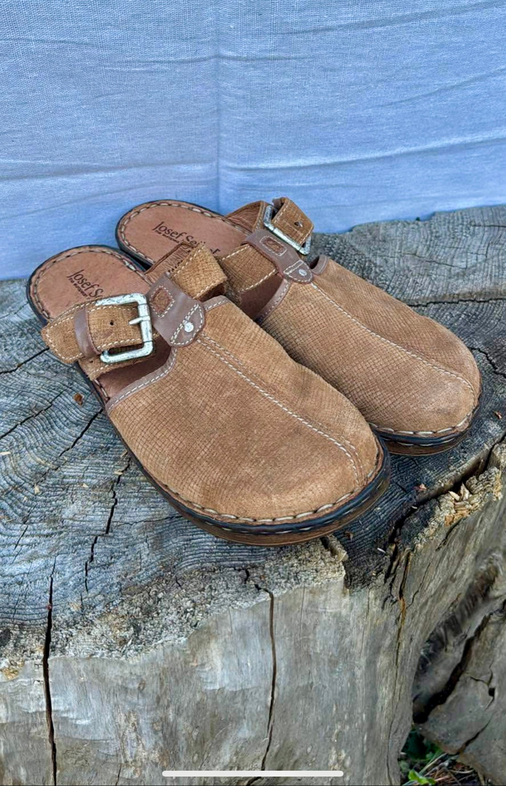 JOSEF SEIBEL clog- Consigned with VARDO Vintage & Valuables vvvardo.ca