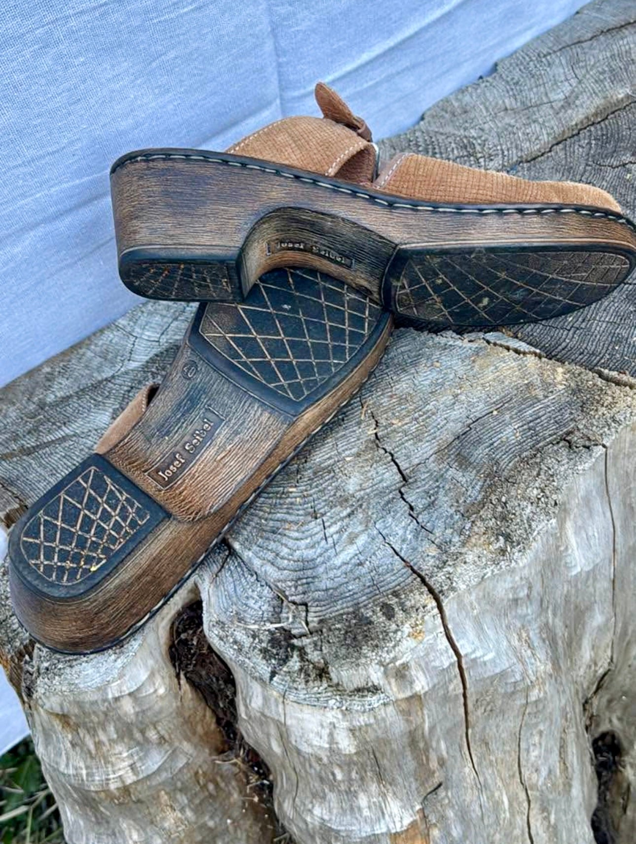 JOSEF SEIBEL clog- Consigned with VARDO Vintage & Valuables vvvardo.ca