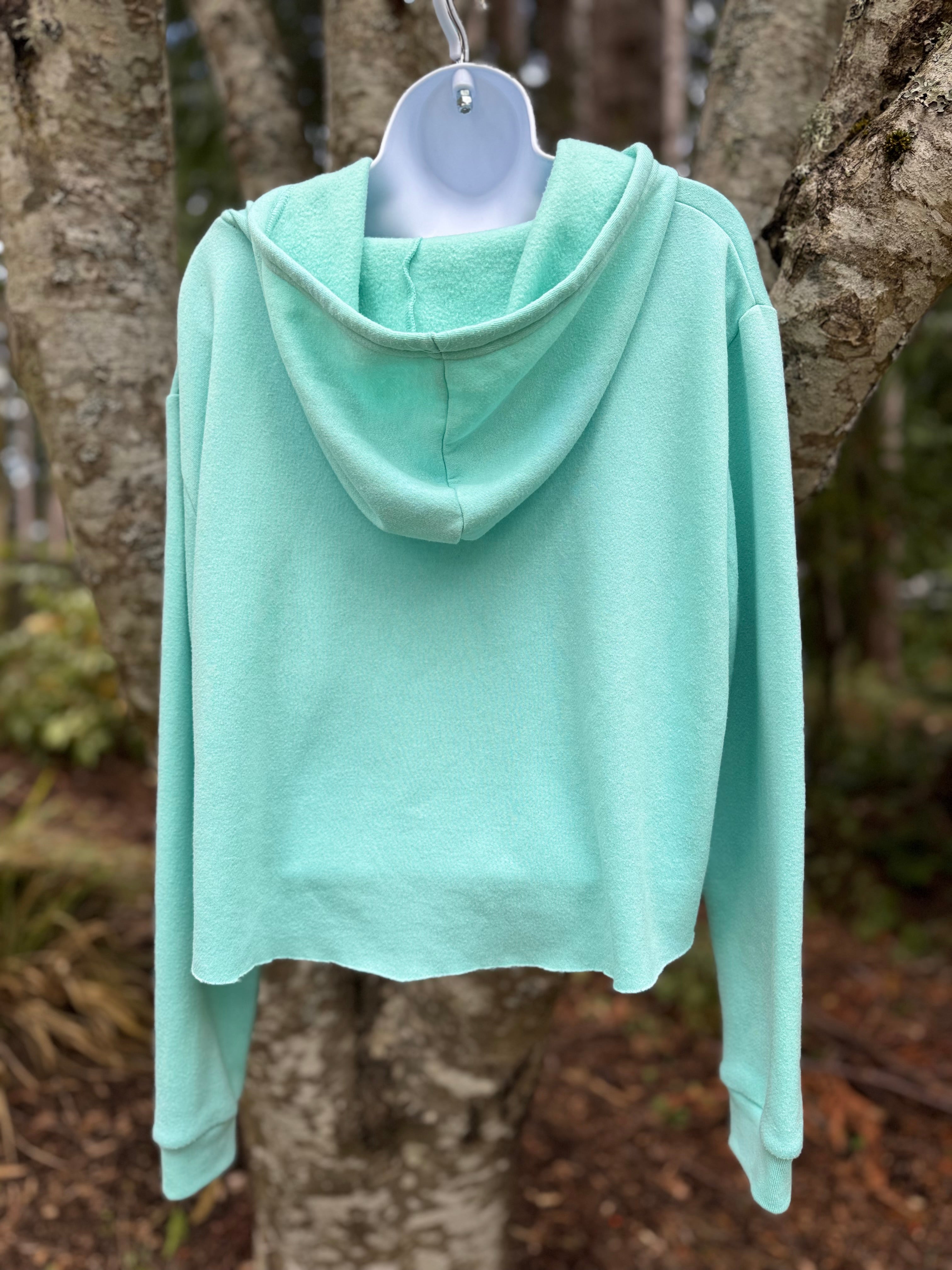 SWS ACTIVE cropped hoodie- Consigned with VARDO Vintage & Valuables vvvardo.ca