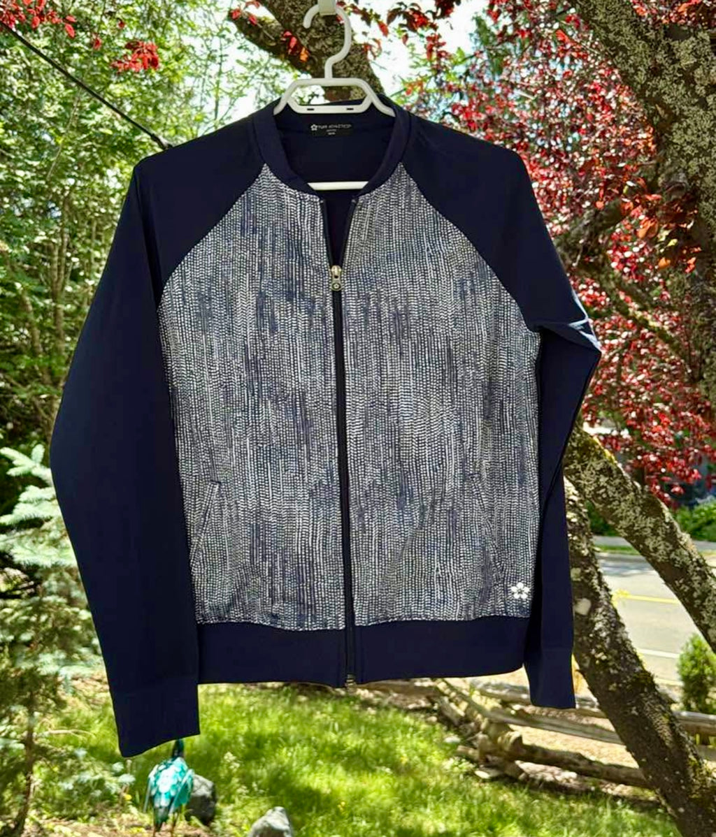 TUFF ATHLETICS zip up jacket- Consigned with VARDO Vintage & Valuables vvvardo.ca