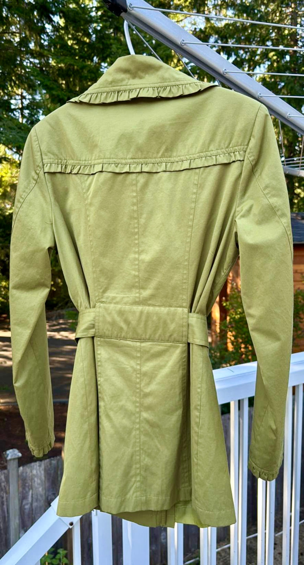 Novelti AJG Belted Trench Jacket Dress Coat- Consigned with VARDO Vintage & Valuables vvvardo.ca