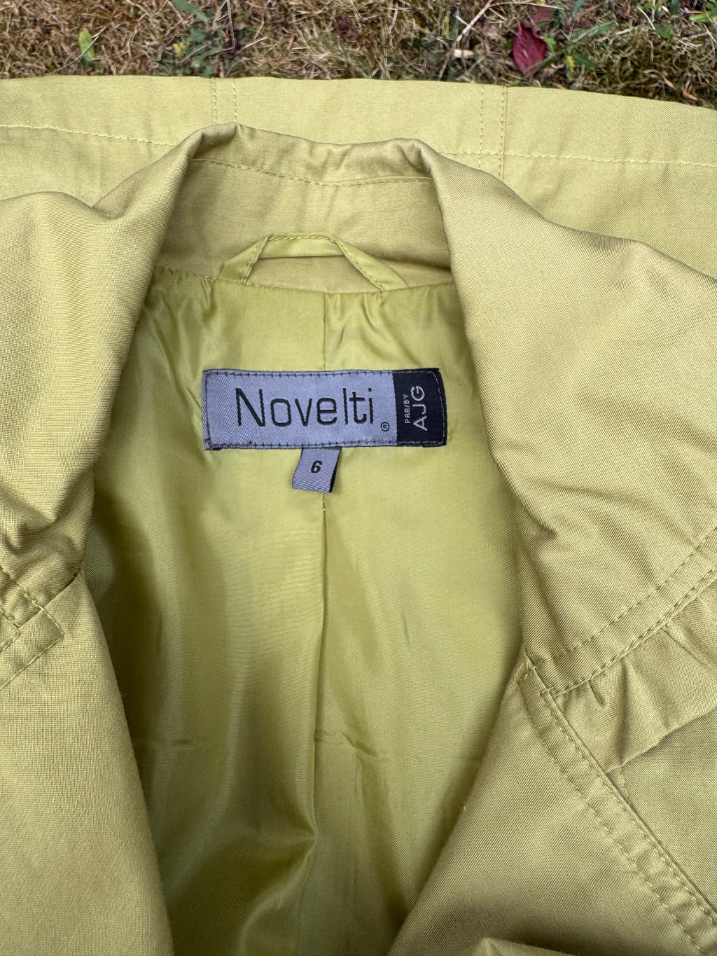 Novelti AJG Belted Trench Jacket Dress Coat- Consigned with VARDO Vintage & Valuables vvvardo.ca