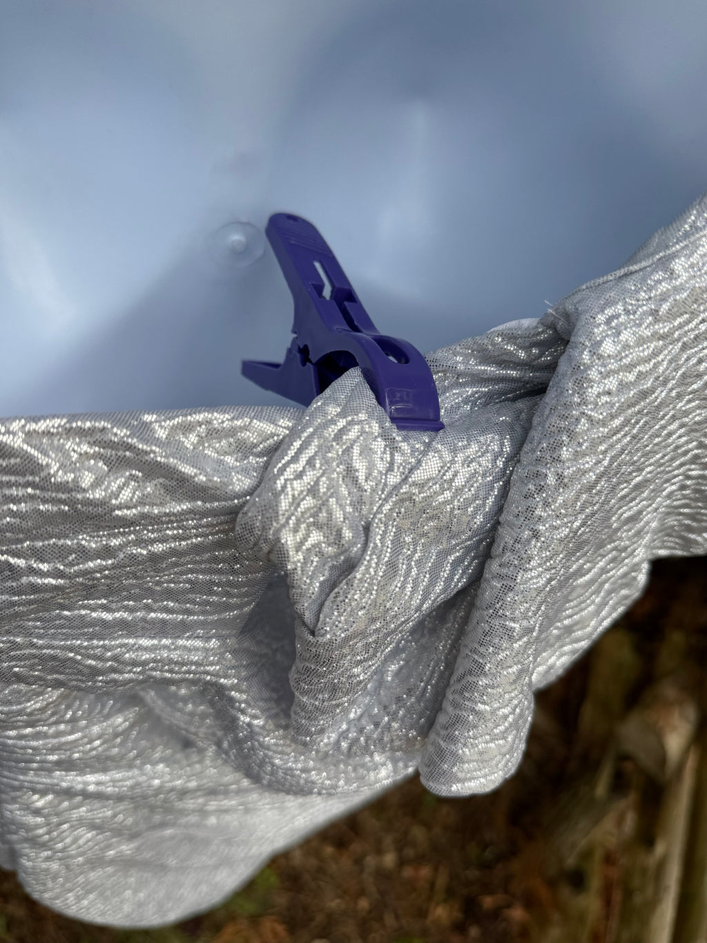 J IS FOR JUSTIFY silver dress- Consigned with VARDO Vintage & Valuables vvvardo.ca