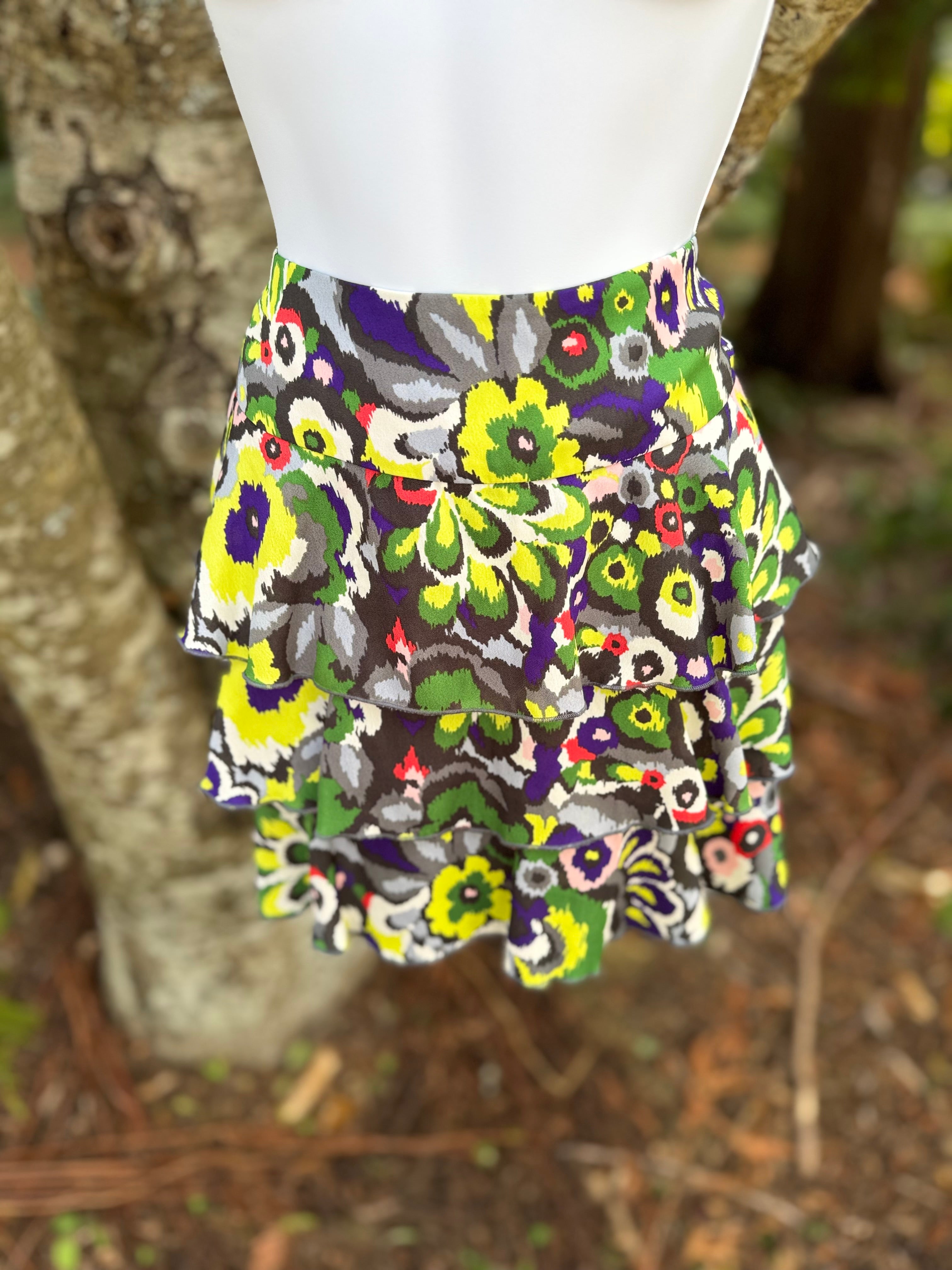 AX ARMANI EXCHANGE ruffled skirt- Consigned with VARDO Vintage & Valuables vvvardo.ca