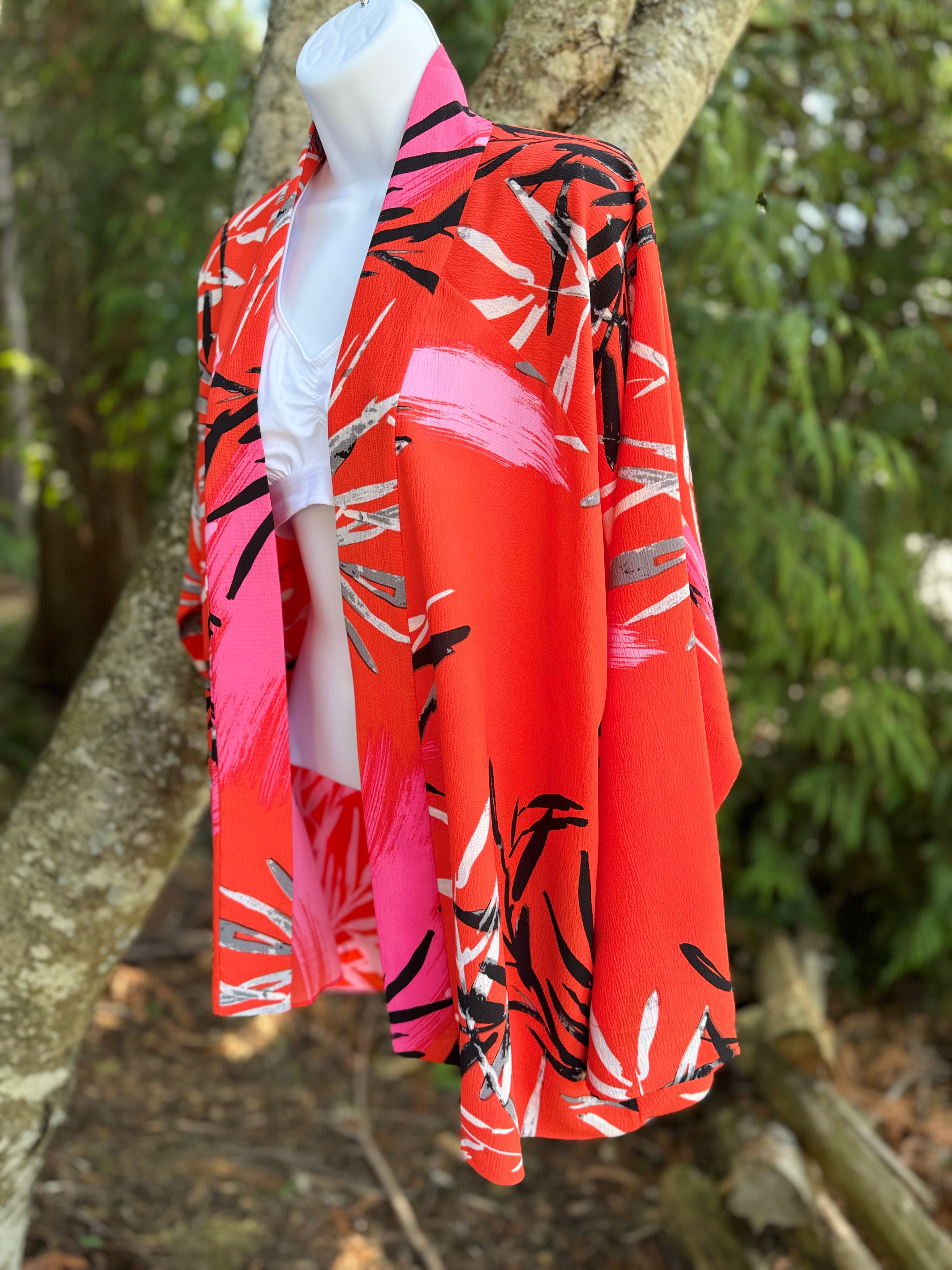 N NATORI kimono style jacket- Consigned with VARDO Vintage & Valuables vvvardo.ca