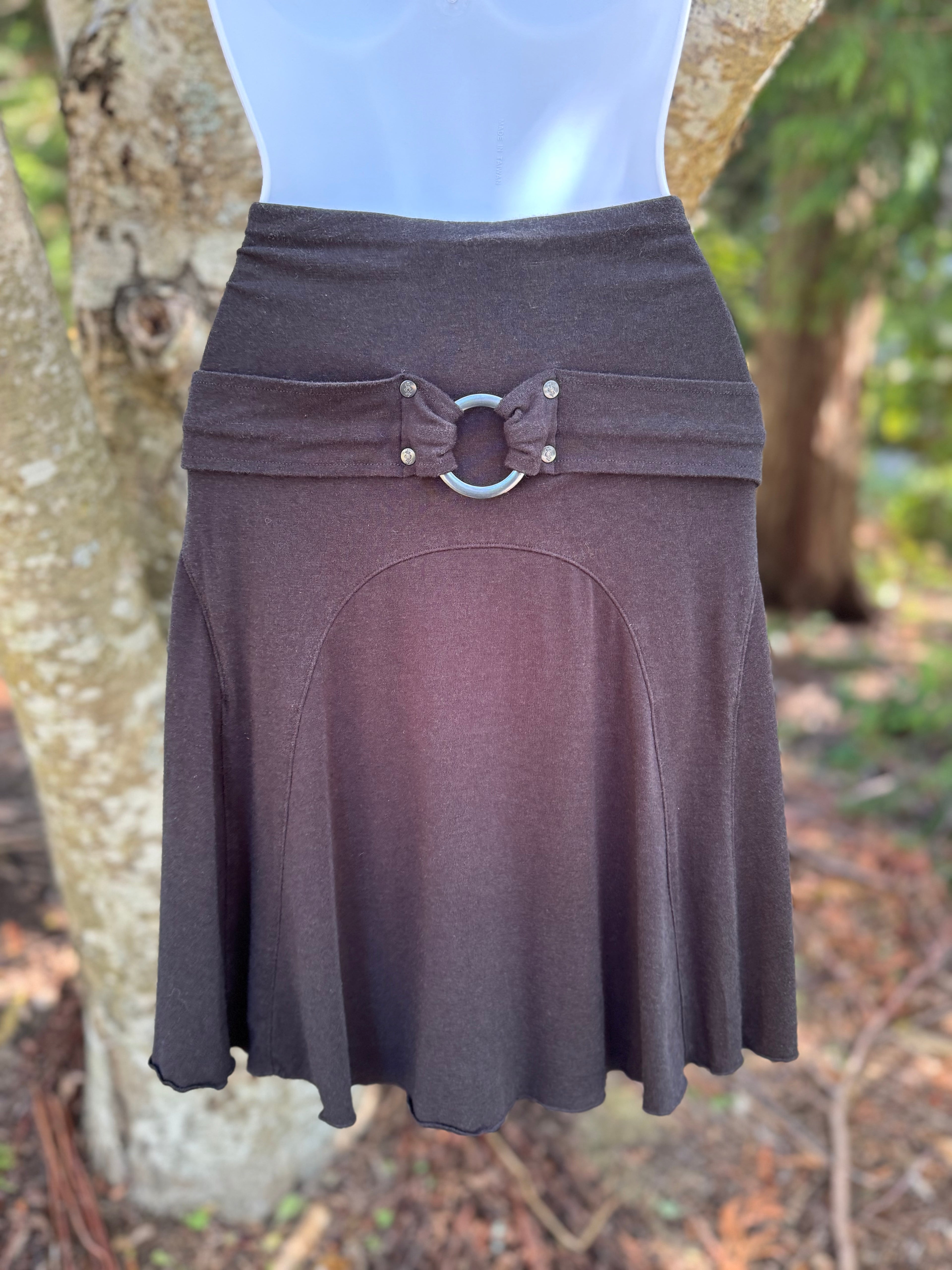 NOMADS hemp wear skirt- Consigned with VARDO Vintage & Valuables vvvardo.ca