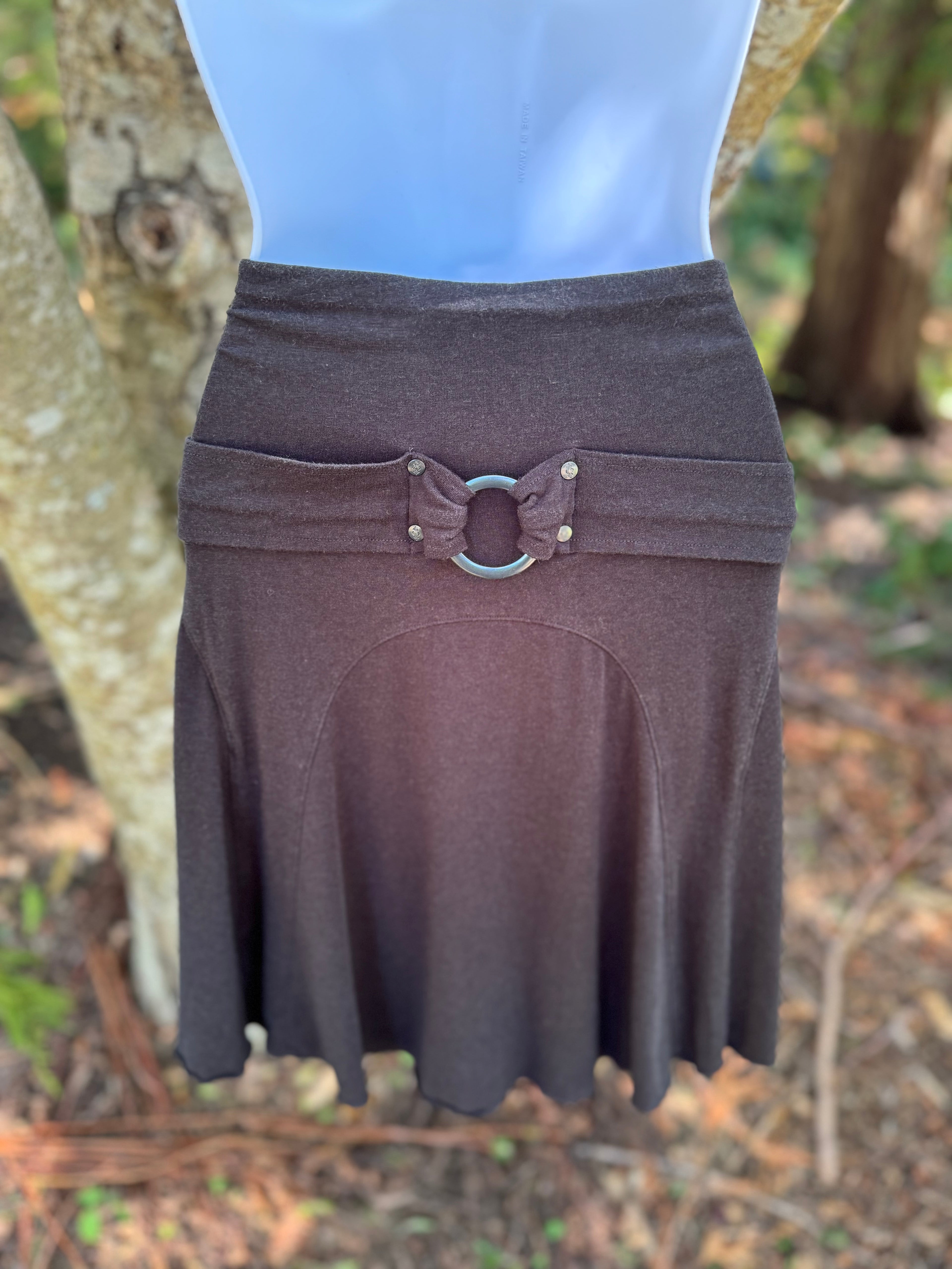 NOMADS hemp wear skirt- Consigned with VARDO Vintage & Valuables vvvardo.ca