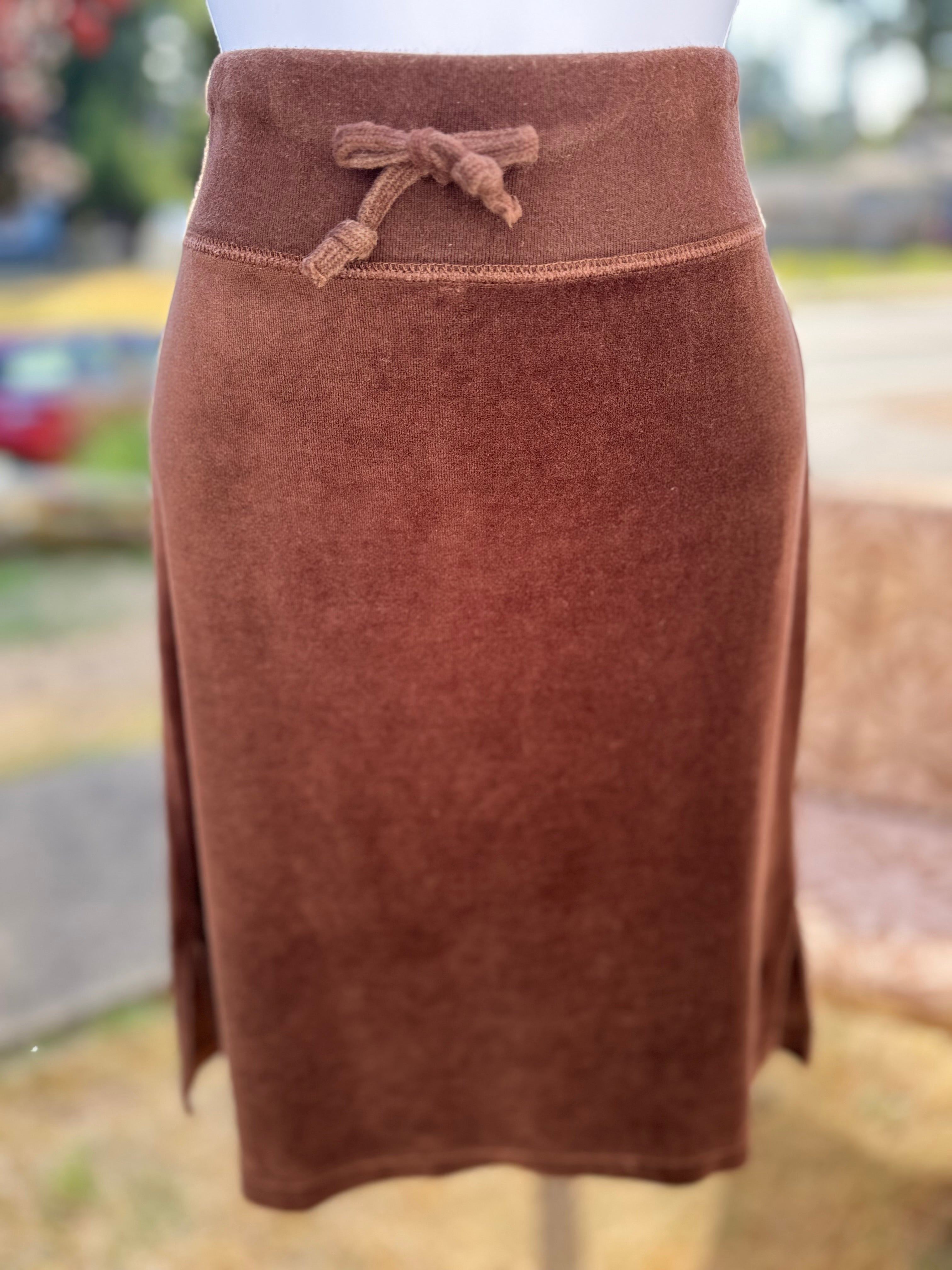 R00TS Velour Skirt- Consigned with VARDO Vintage & Valuables vvvardo.ca