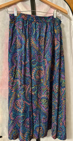 VINTAGE semi circular skirt- Consigned with VARDO Vintage & Valuables vvvardo.ca