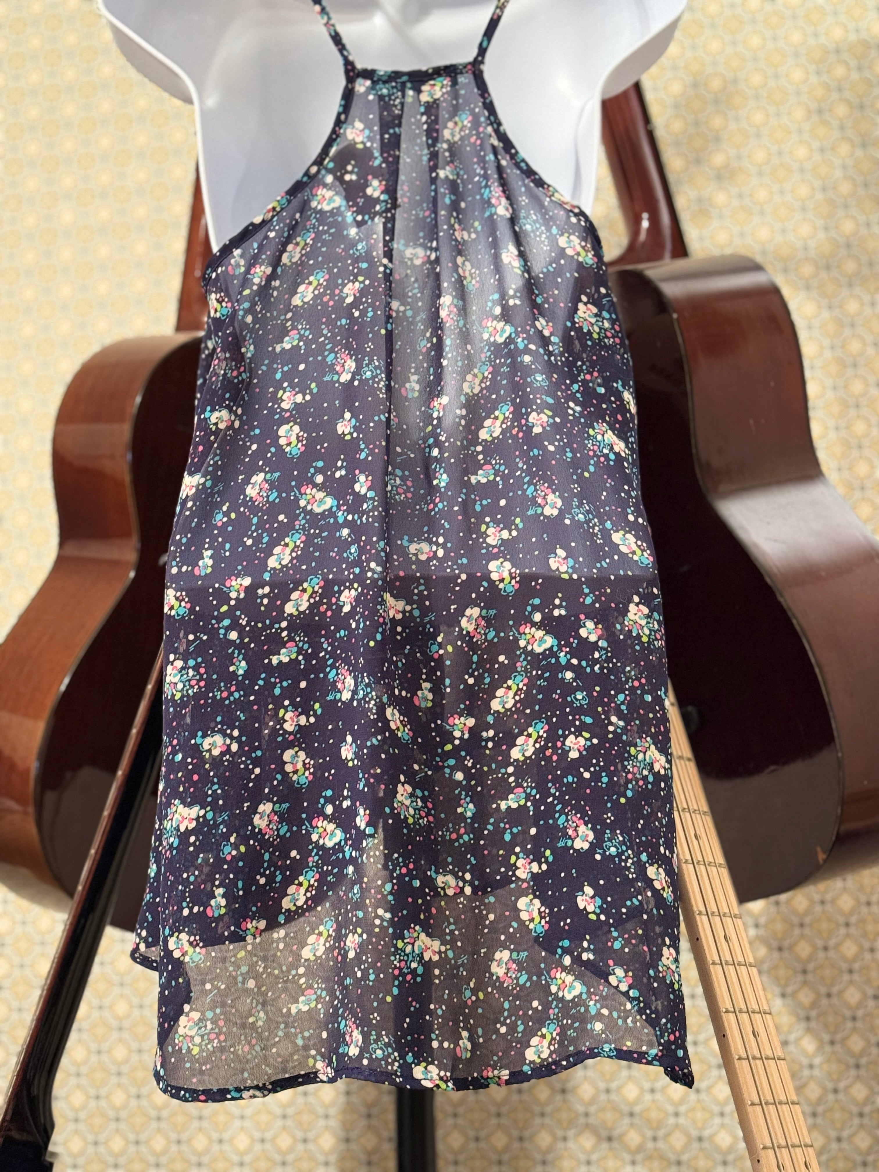 CHRIS & CAROL sheer long camisole tank top- Consigned with VARDO Vintage & Valuables vvvardo.ca