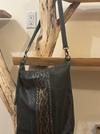 CELTIC KNOT design leather handbag- Consigned with VARDO Vintage & Valuables vvvardo.ca