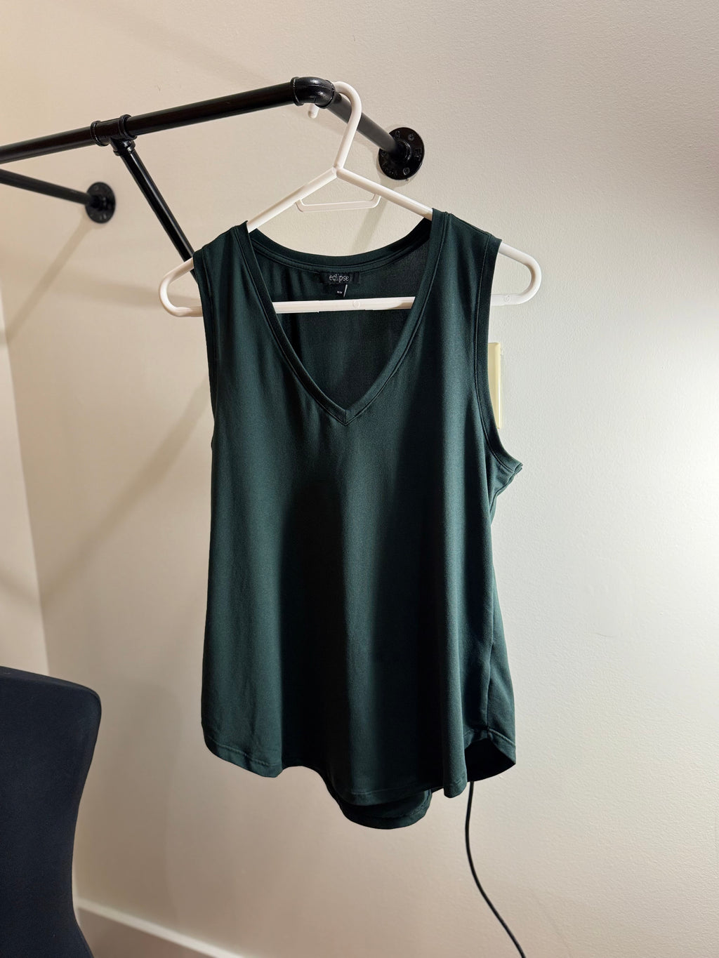 ECLIPSE- V-neck sleeveless top- Consigned with VARDO Vintage & Valuables vvvardo.ca