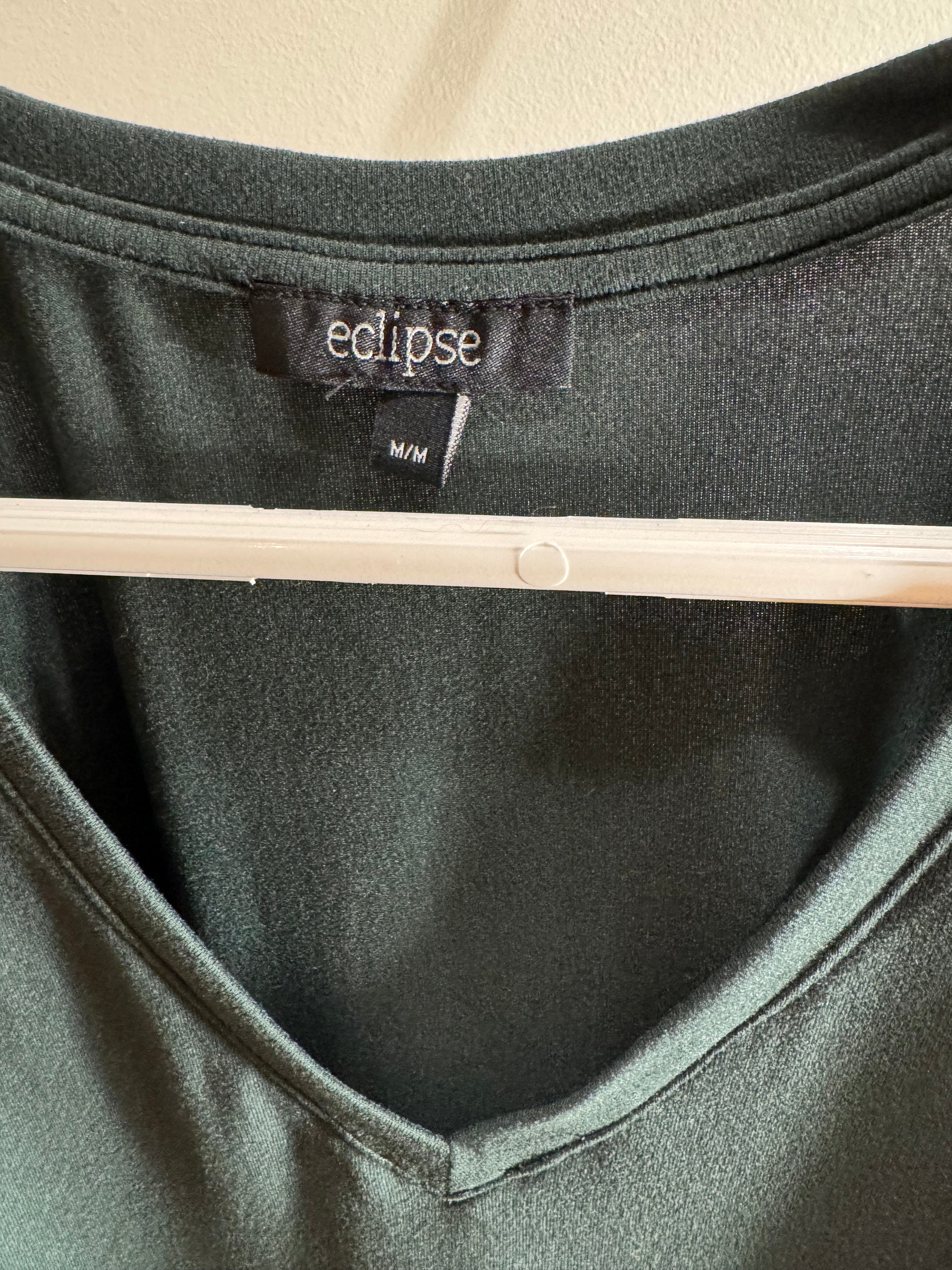 ECLIPSE- V-neck sleeveless top- Consigned with VARDO Vintage & Valuables vvvardo.ca