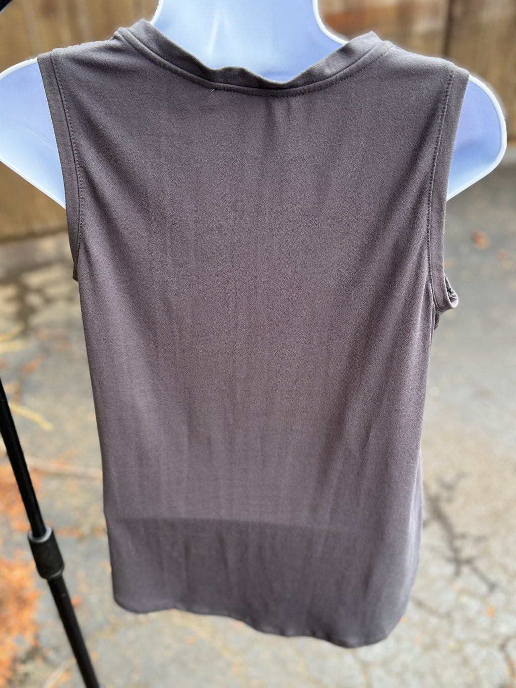 ECLIPSE- V-neck sleeveless top- Consigned with VARDO Vintage & Valuables vvvardo.ca