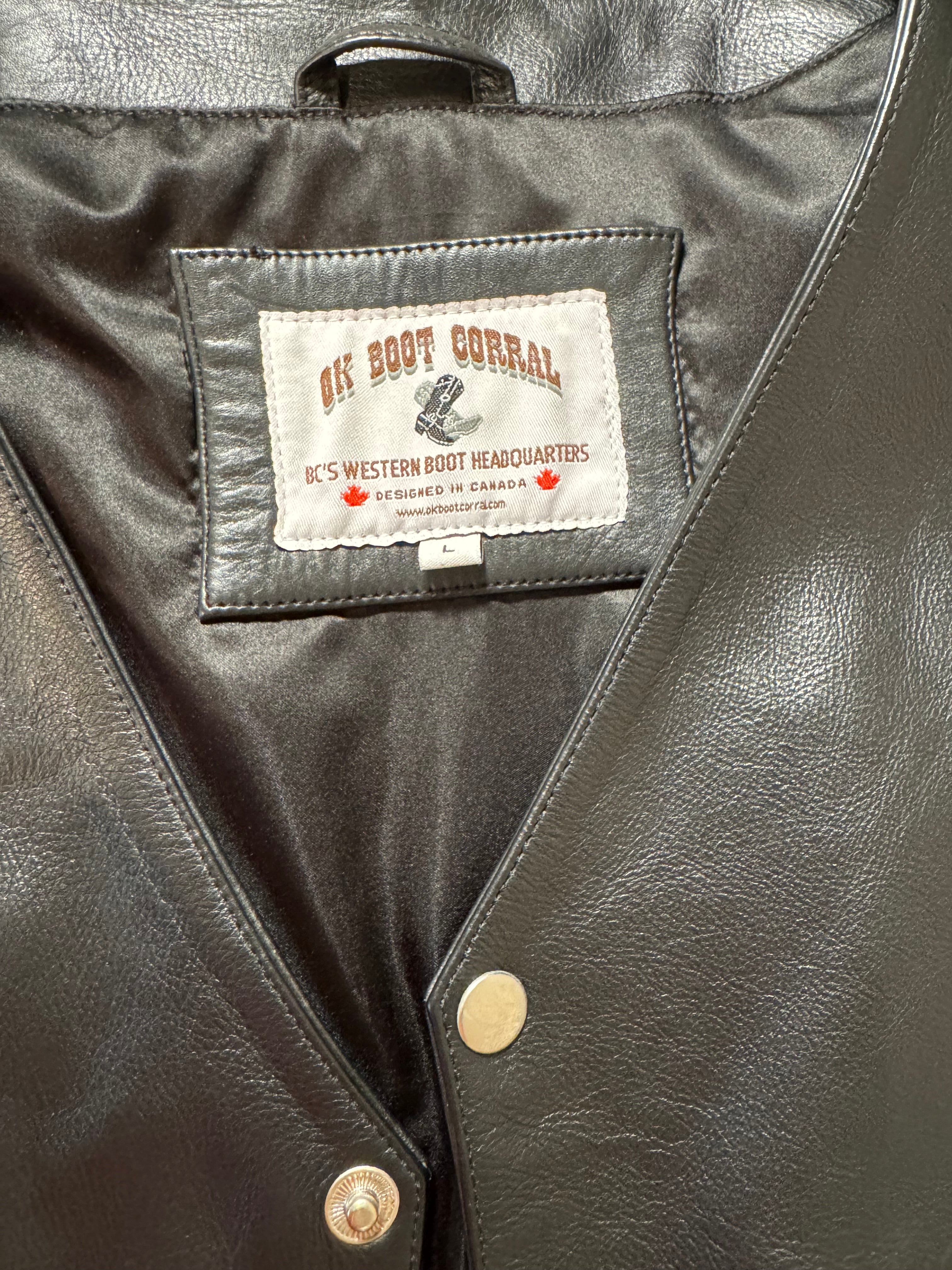 OK BOOT CORRAL vest- Consigned with VARDO Vintage & Valuables vvvardo.ca