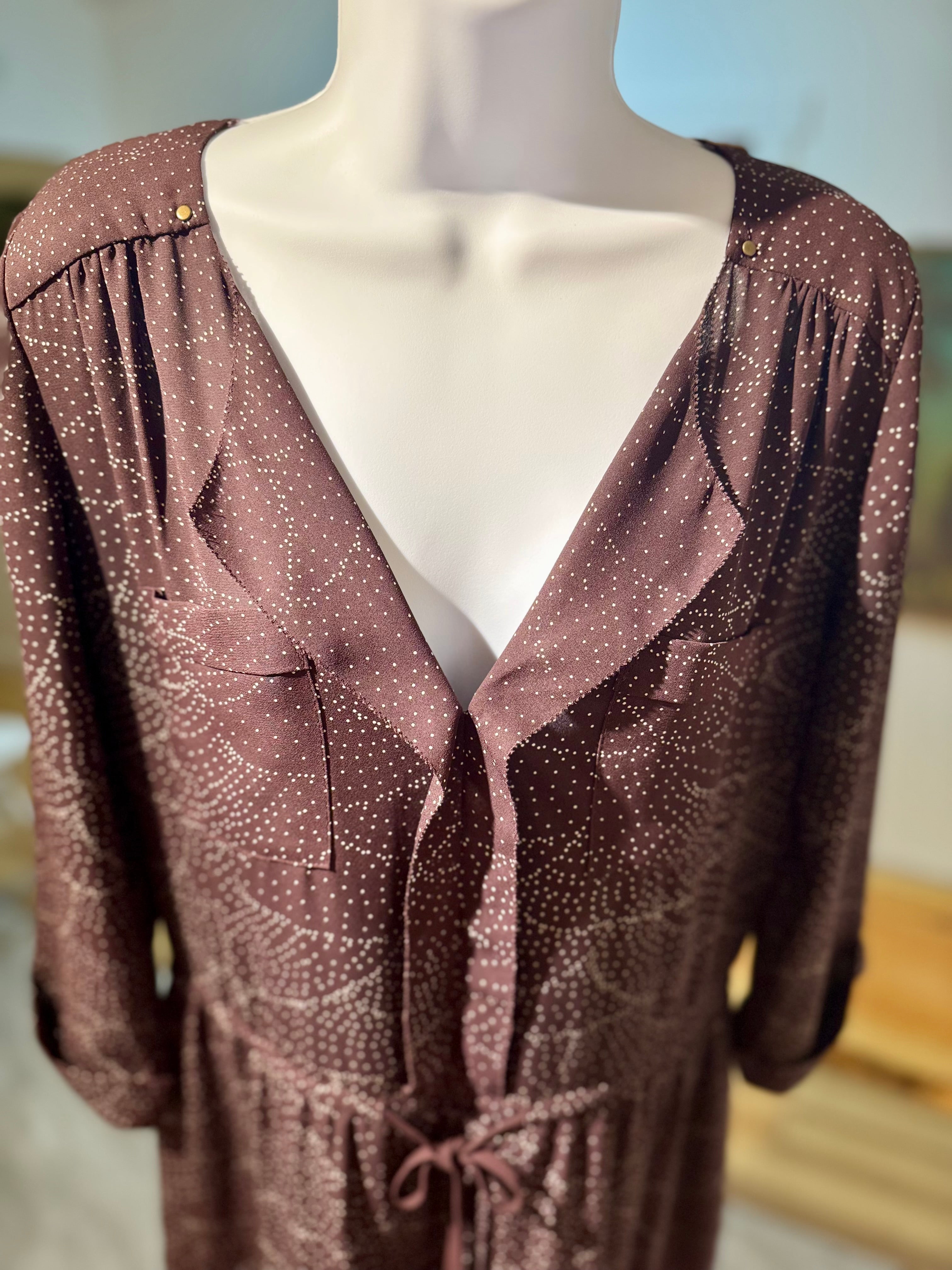 MONK & LOU dress- Consigned with VARDO Vintage & Valuables vvvardo.ca