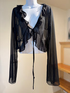 SHEER BOLERO- Consigned with VARDO Vintage & Valuables vvvardo.ca