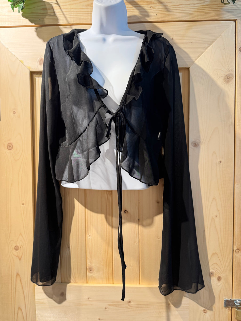 SHEER BOLERO- Consigned with VARDO Vintage & Valuables vvvardo.ca