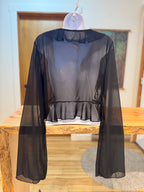 SHEER BOLERO- Consigned with VARDO Vintage & Valuables vvvardo.ca
