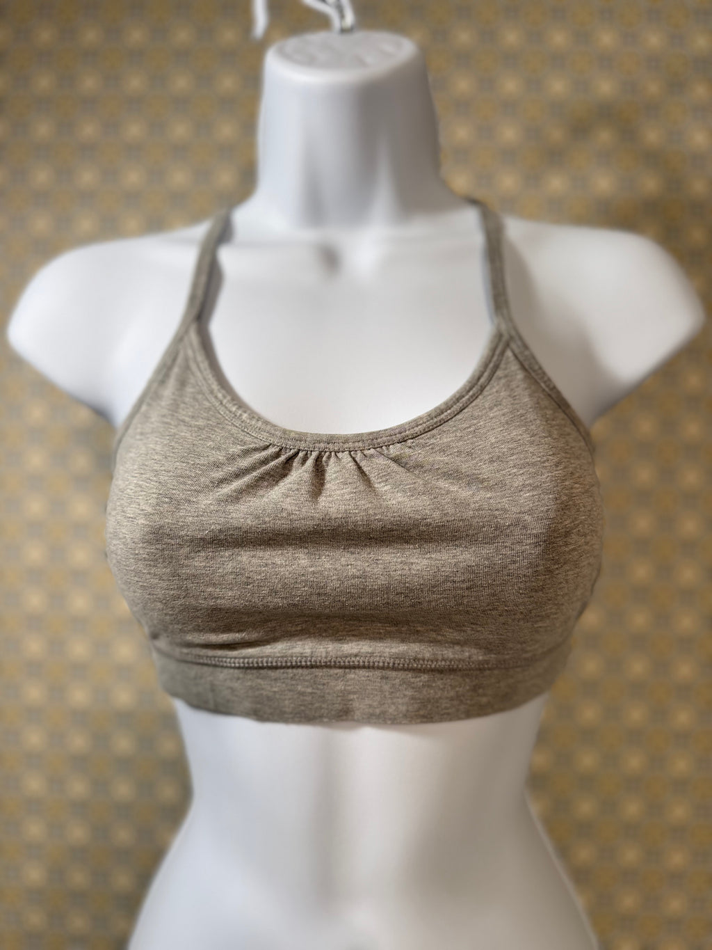 Yoga Grey Sports Bra - Racer Back