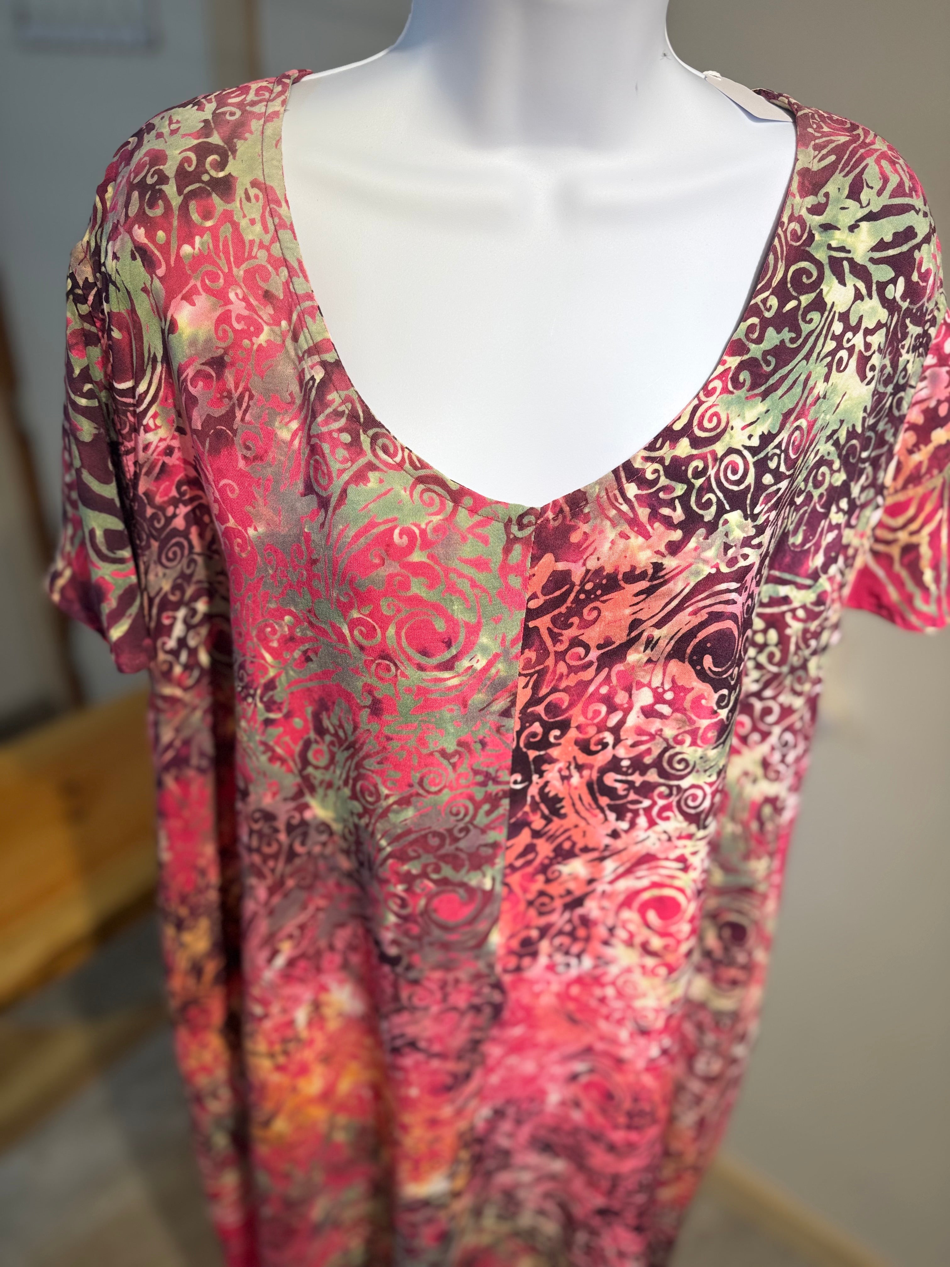 FENGY BATIK Dress - Consigned with VARDO Vintage & Valuables vvvardo.ca