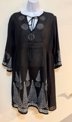 AGENDA Sheer Cover Up Dress - Consigned with VARDO Vintage & Valuables vvvardo.ca