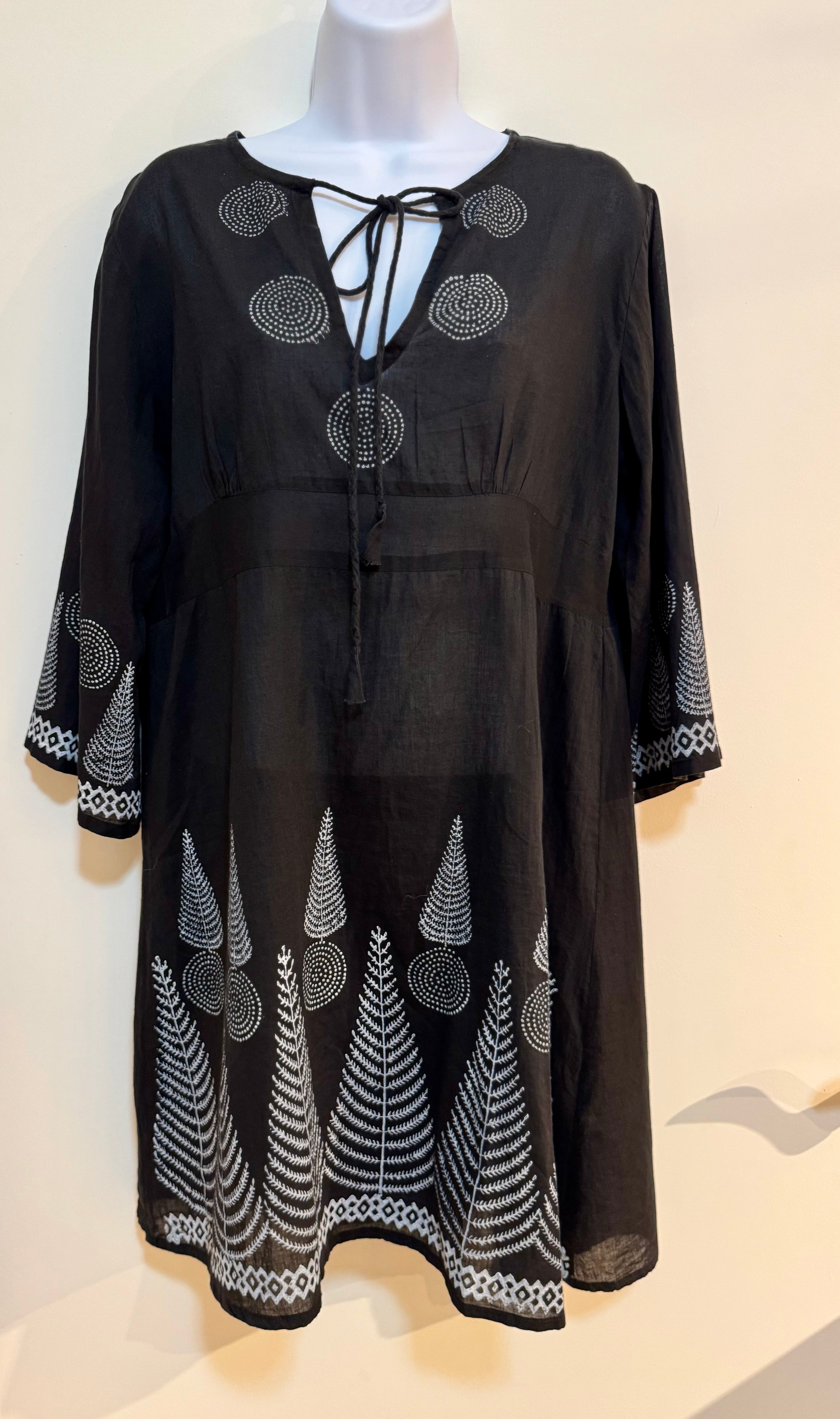 AGENDA Sheer Cover Up Dress - Consigned with VARDO Vintage & Valuables vvvardo.ca