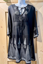 AGENDA Sheer Cover Up Dress - Consigned with VARDO Vintage & Valuables vvvardo.ca
