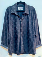 7 DOWNIE ST Button Down Flower Men's Dress Shirt - Consigned with VARDO Vintage & Valuables vvvardo.ca