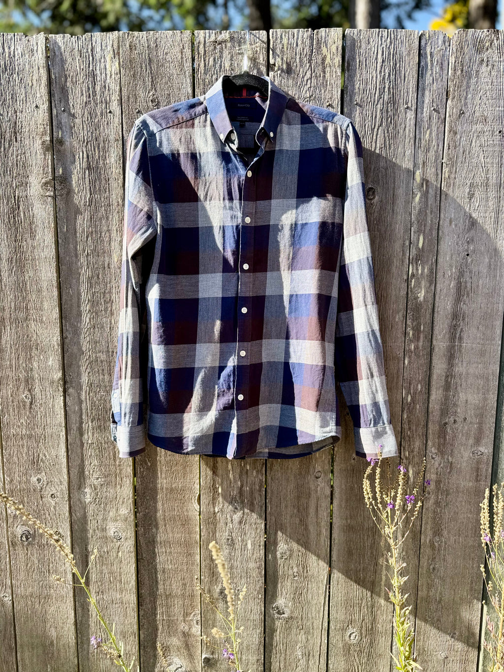 RW&C0 Button Up Plaid Shirt - Consigned with VARDO Vintage & Valuables vvvardo.ca