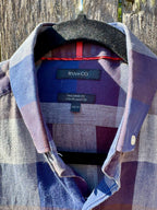 RW&C0 Button Up Plaid Shirt - Consigned with VARDO Vintage & Valuables vvvardo.ca