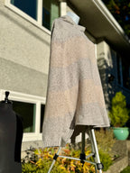 Retrofit Beige Grey Hoodie Sweater