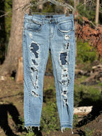 UH DENIM Distressed Skinny Jeans - Consigned with VARDO Vintage & Valuables vvvardo.ca