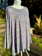 NORTHERN REFLECTIONS 3/4 length sleeve top- Consigned with VARDO Vintage & Valuables vvvardo.ca