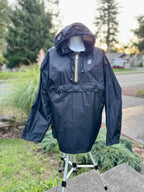 K-WAY Packable Quarter Zip Windbreaker Rain Jacket- Consigned with VARDO Vintage & Valuables vvvardo.ca