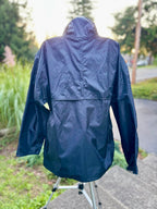 K-WAY Packable Quarter Zip Windbreaker Rain Jacket- Consigned with VARDO Vintage & Valuables vvvardo.ca