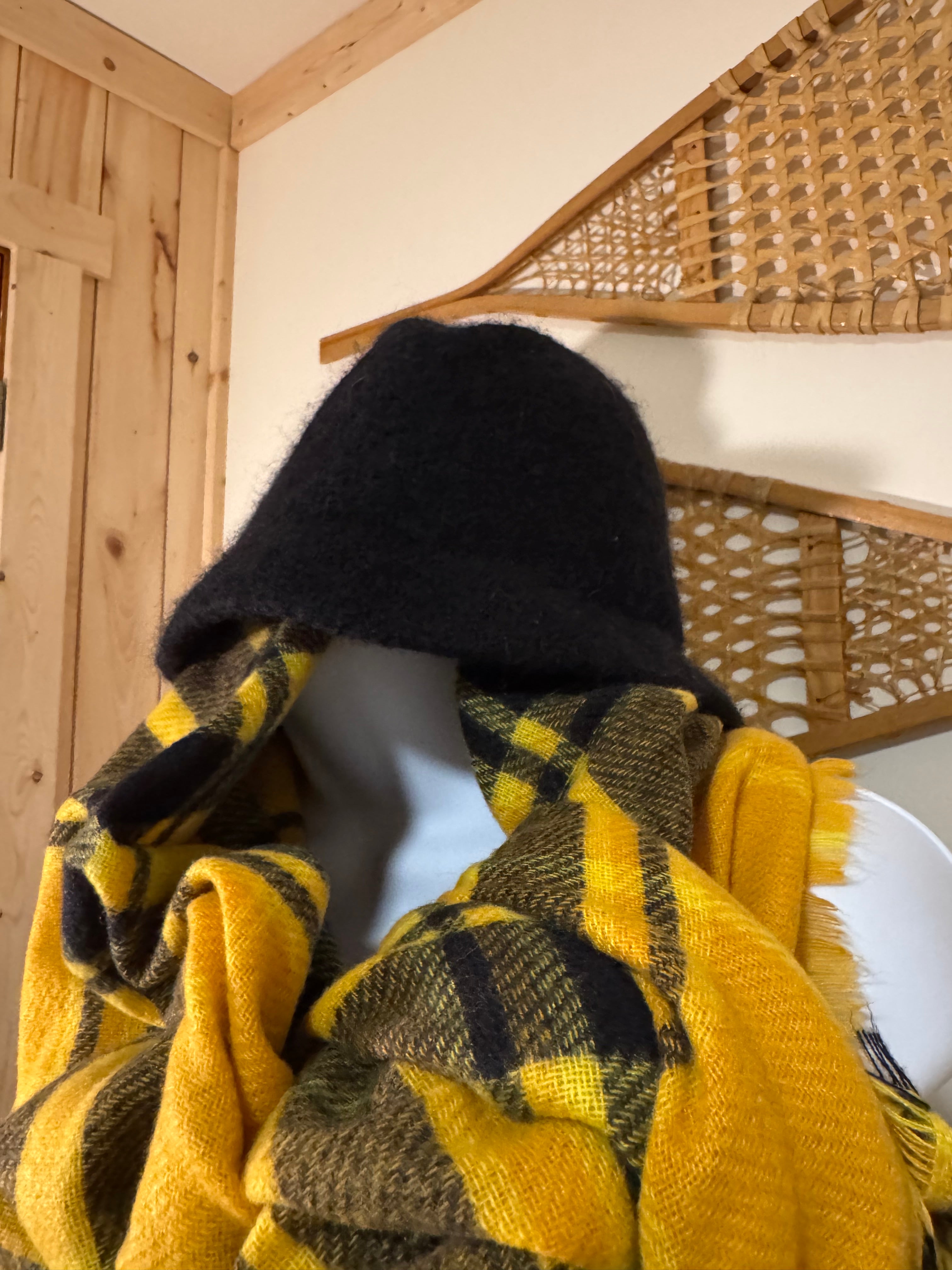 PLAID SCARF/SHAWL- Consigned with VARDO Vintage & Valuables vvvardo.ca