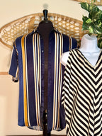 ZARA SHORT SLEEVE SHIRT- Consigned with VARDO Vintage & Valuables vvvardo.ca