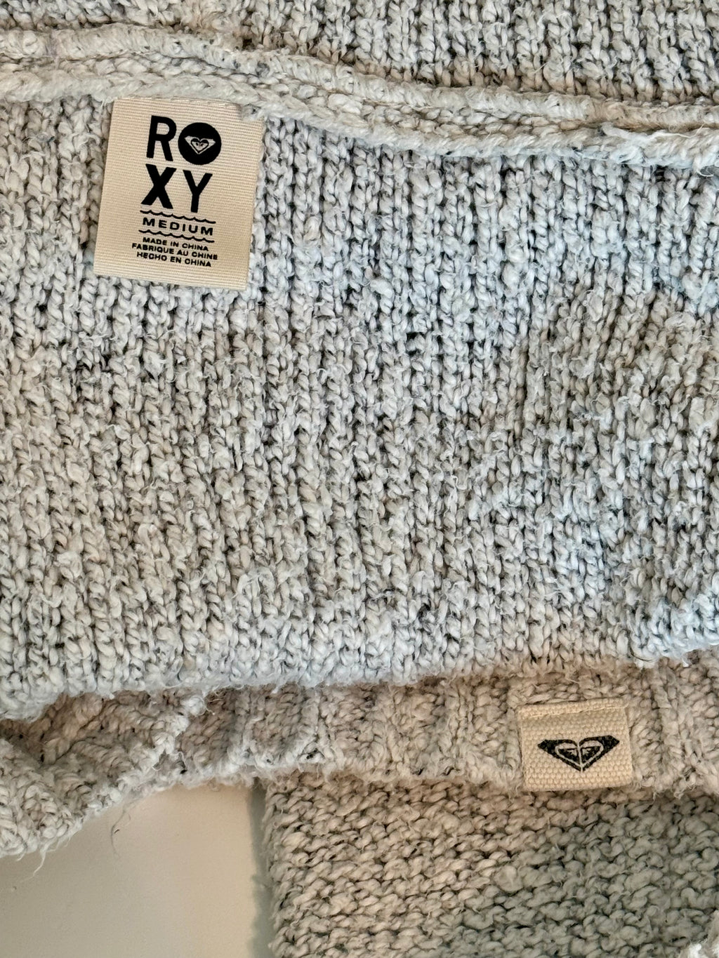 ROXY SWEATER HOODIE- Consigned with VARDO Vintage & Valuables vvvardo.ca