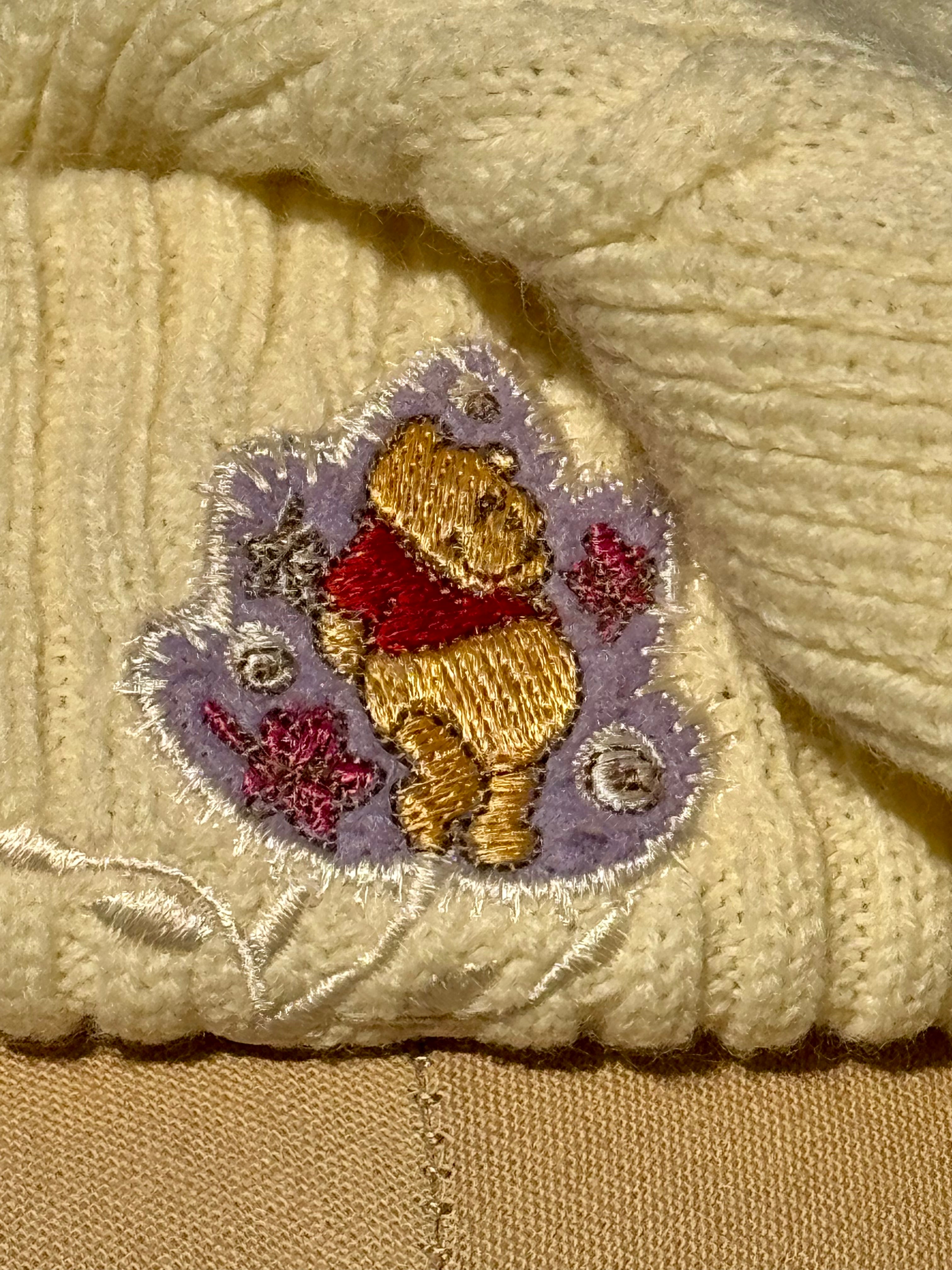 WINNIE THE POOH KNIT TOQUE- Consigned with VARDO Vintage & Valuables vvvardo.ca