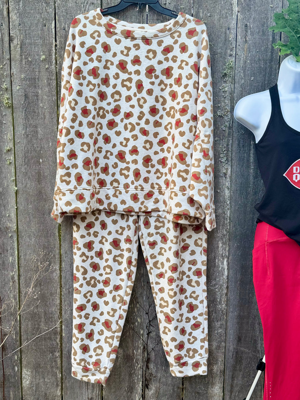 Secret Treasures Leopard Print Lounge Set