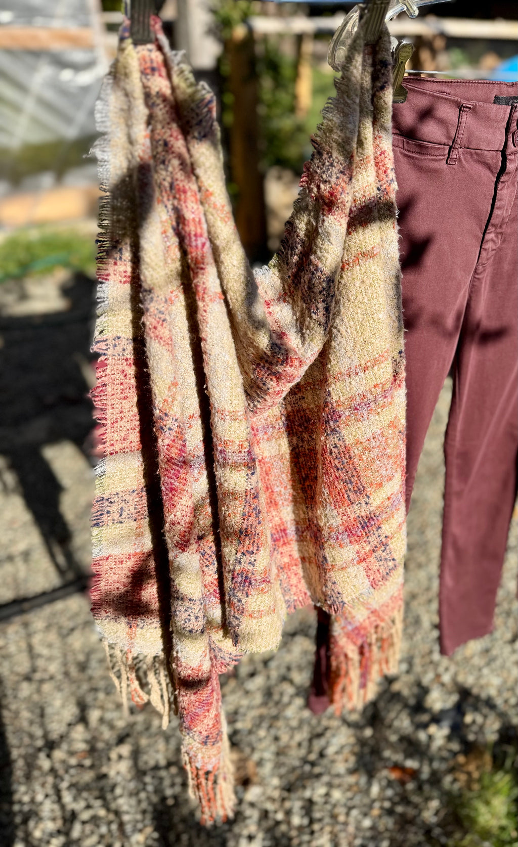 DENVER HAYES shawl or scarf- Consigned with VARDO Vintage & Valuables vvvardo.ca