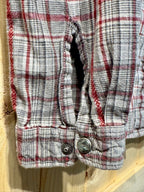 Woolrich snap-up plaid long sleeve top- Consigned with VARDO Vintage & Valuables vvvardo.ca