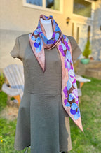 VANA Silk Scarf - Consigned with VARDO Vintage & Valuables vvvardo.ca