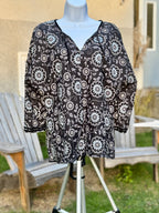 MOSSIMO Neck Tie Blouse - Consigned with VARDO Vintage & Valuables vvvardo.ca